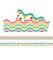 Carson Dellosa Education Color Me Bright Scalloped Bulletin Board Borders